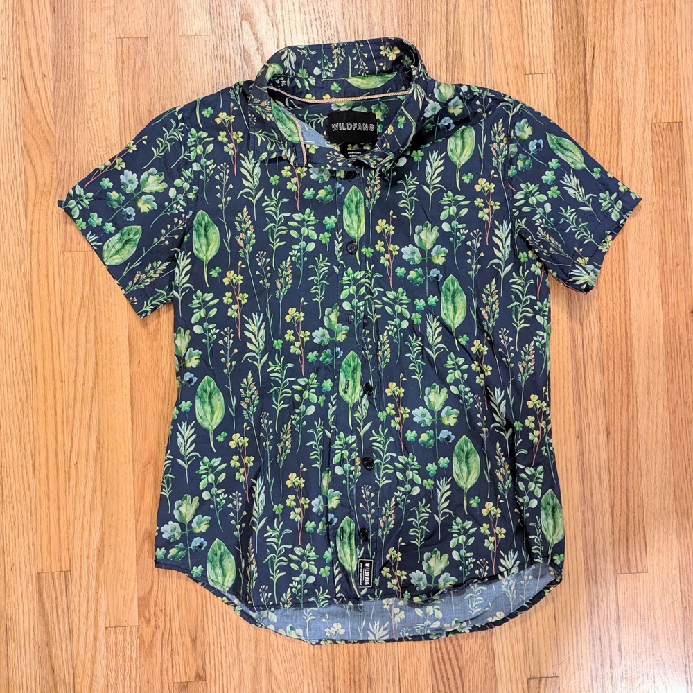 Wildfang Botanical Print Shirt